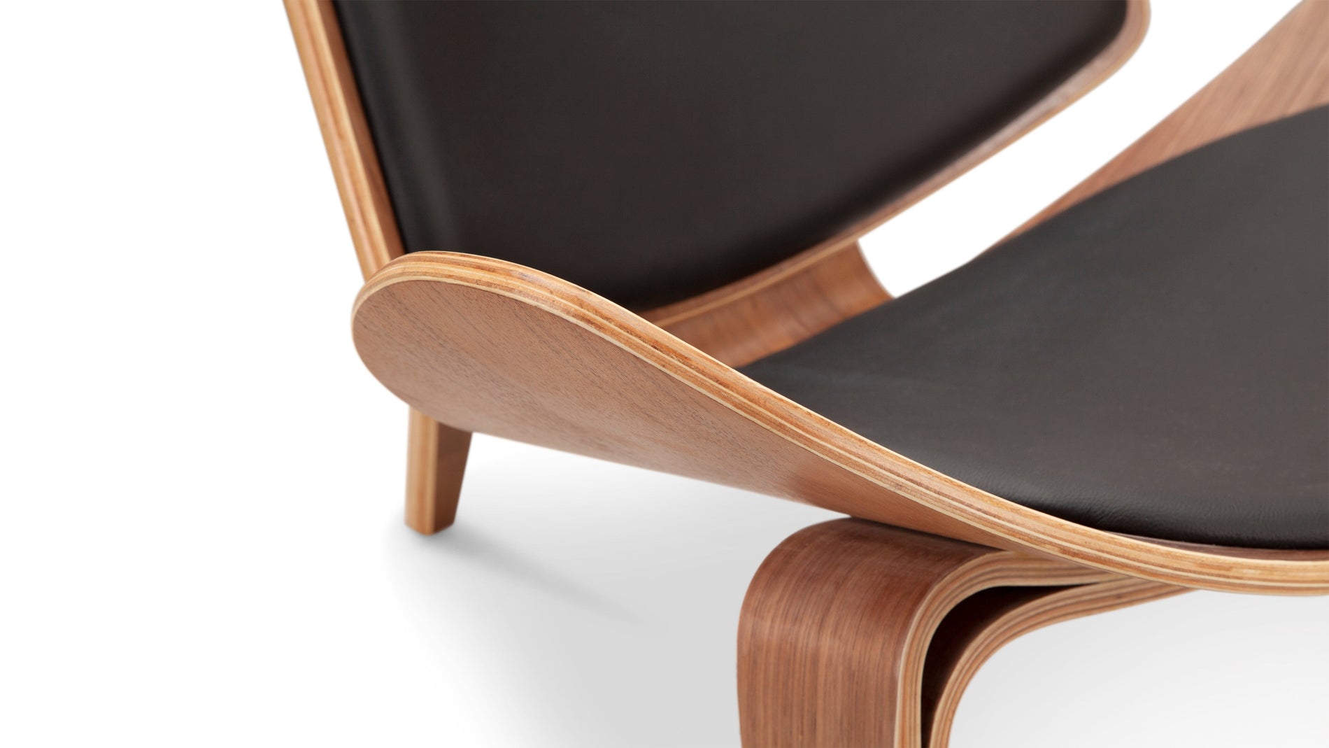 ShellWalnut and Black Premium Leather