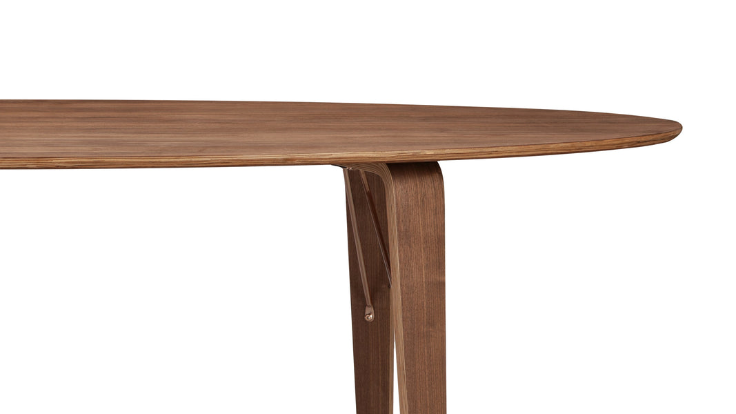 normannischNorman - Norman Oval Dining Table, Walnut