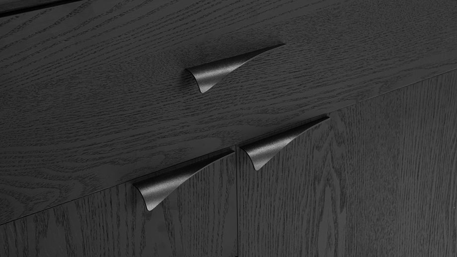 Credenza in frassino neroBlack