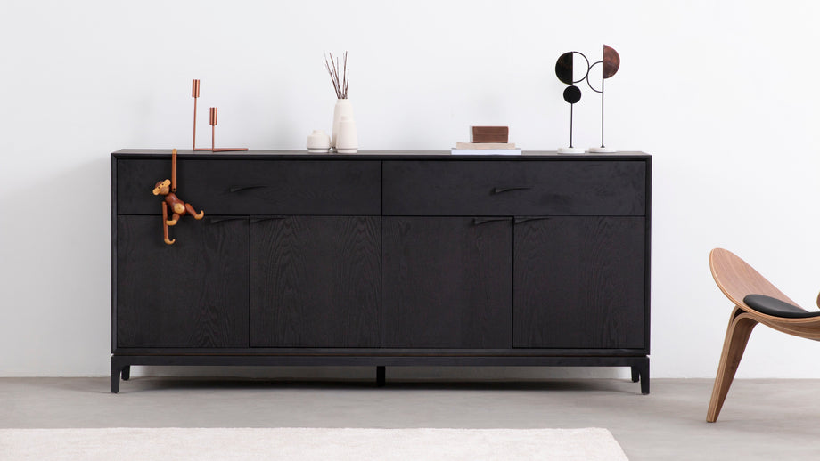 Credenza in frassino neroBlack
