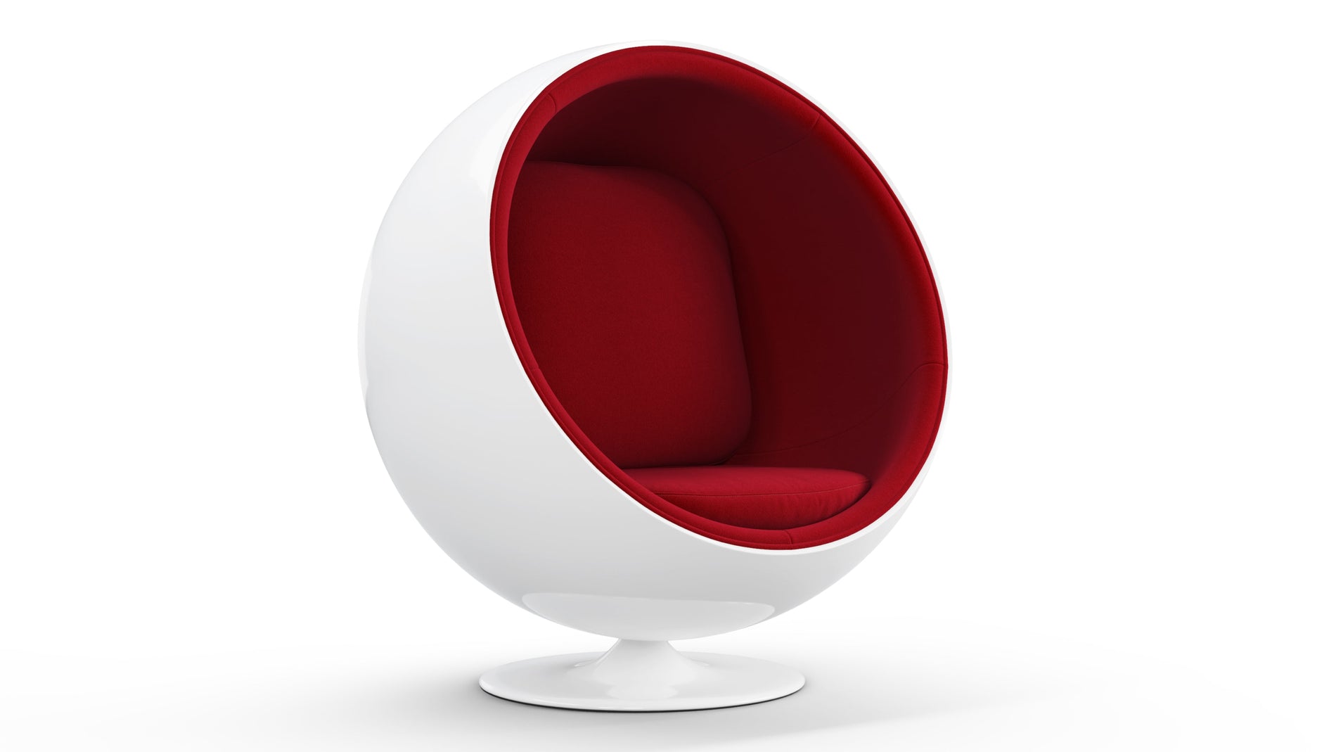 BallBold Red Wool and White