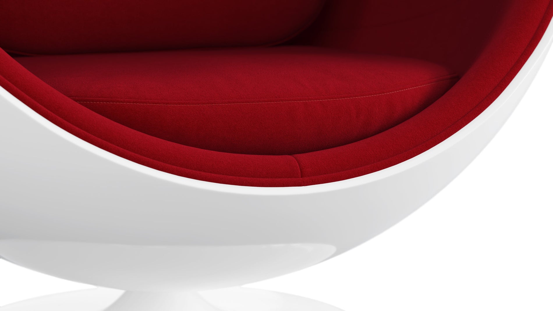 BallBold Red Wool and White