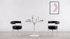Corbusier - Corbusier - Corbusier Swivel Chair, Midnight Black Premium Leather - Image 7