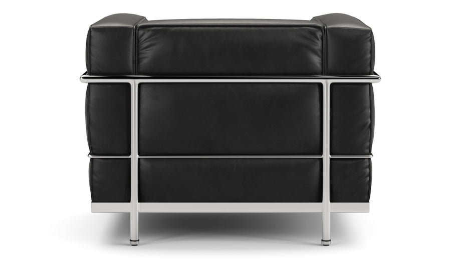 CorbusierMidnight Black Premium Leather