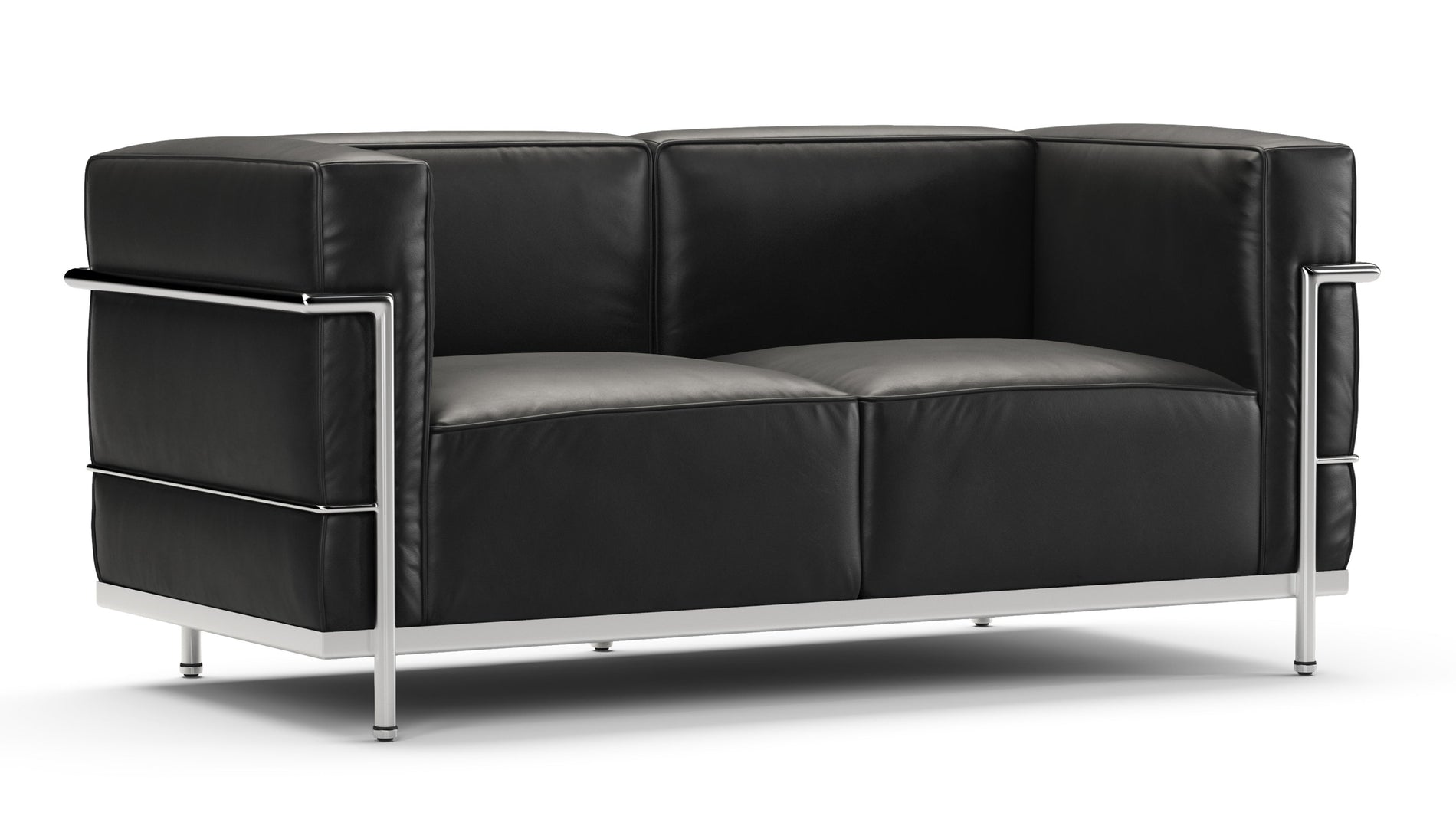 CorbusierMidnight Black Premium Leather