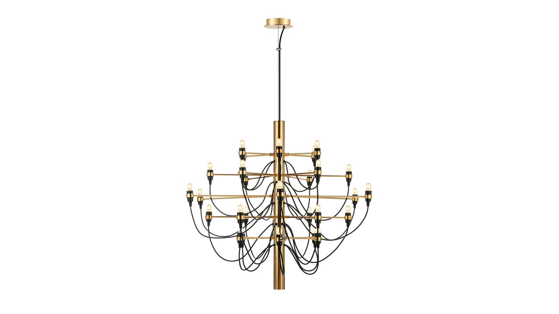 Gino SarfattiGino Sarfatti - Gino Sarfatti Chandelier, Messing