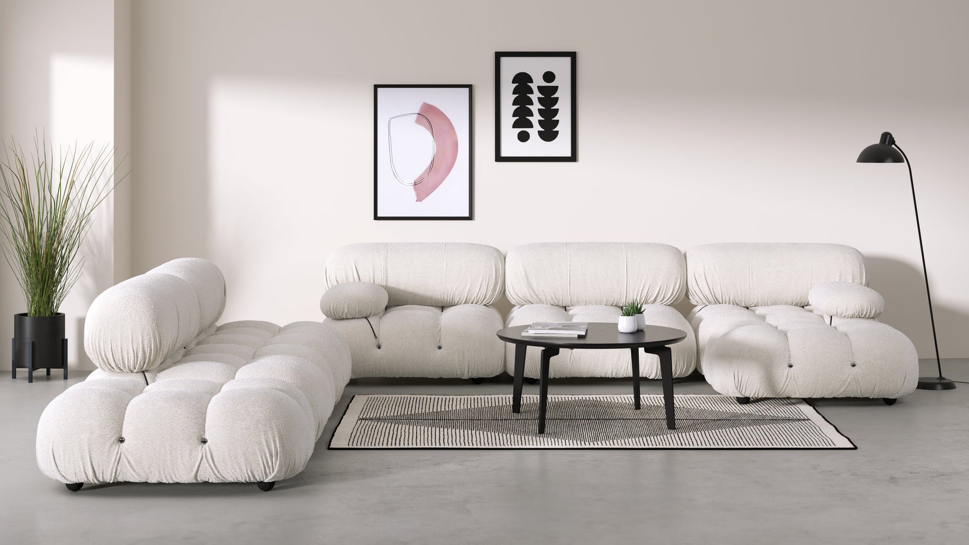 Bellini ModuleWhite Boucle