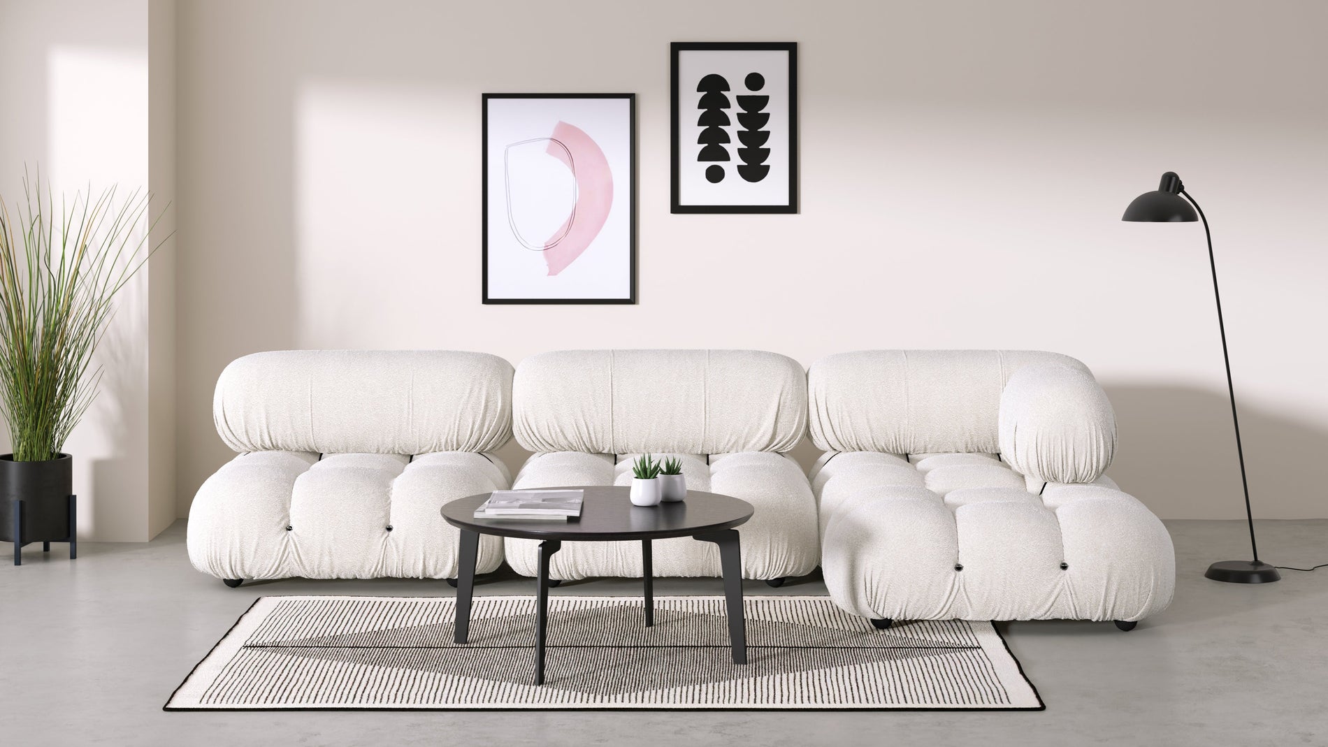 Bellini ModuleWhite Boucle