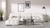 Bellini Ottoman - White Boucle - Image 7
