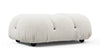 Bellini Ottoman - White Boucle - Image 2