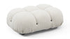 Bellini Ottoman - White Boucle - Image 3