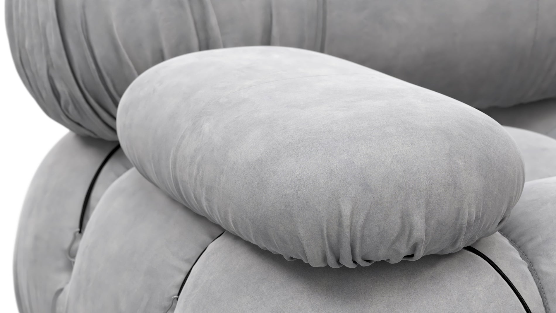 Bellini ModuleLight Gray Velvet