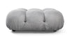 Bellini Ottoman - Light Gray Velvet - Image 1
