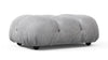 Bellini Ottoman - Light Gray Velvet - Image 2
