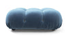 Bellini Ottoman - Aegean Blue Velvet - Image 1