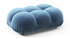 Bellini Ottoman - Aegean Blue Velvet - Image 3