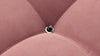 Bellini Ottoman - Blush Pink Velvet - Image 5