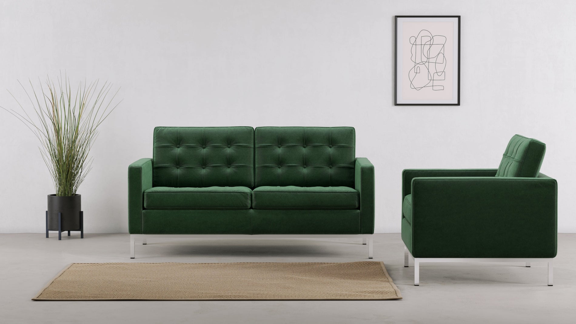 FlorenceEmerald Green Velvet