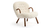 Clam - White Long Hair Sherpa - Image 2