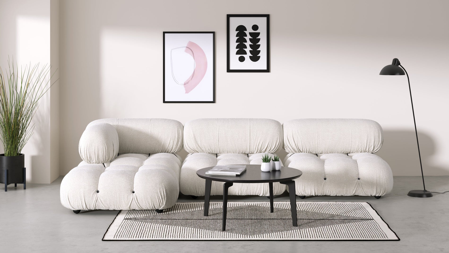 Bellini ModuleWhite Boucle