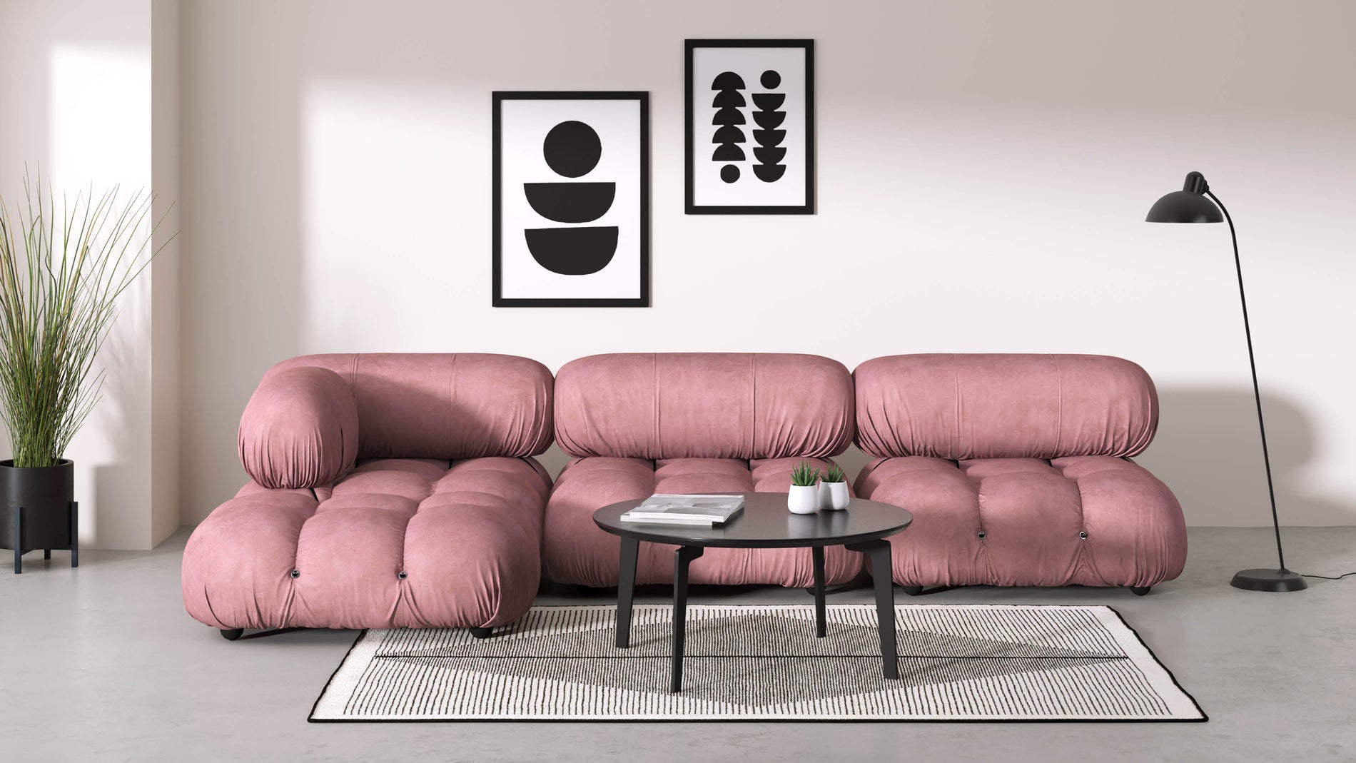 Bellini ModuleBlush Pink Velvet