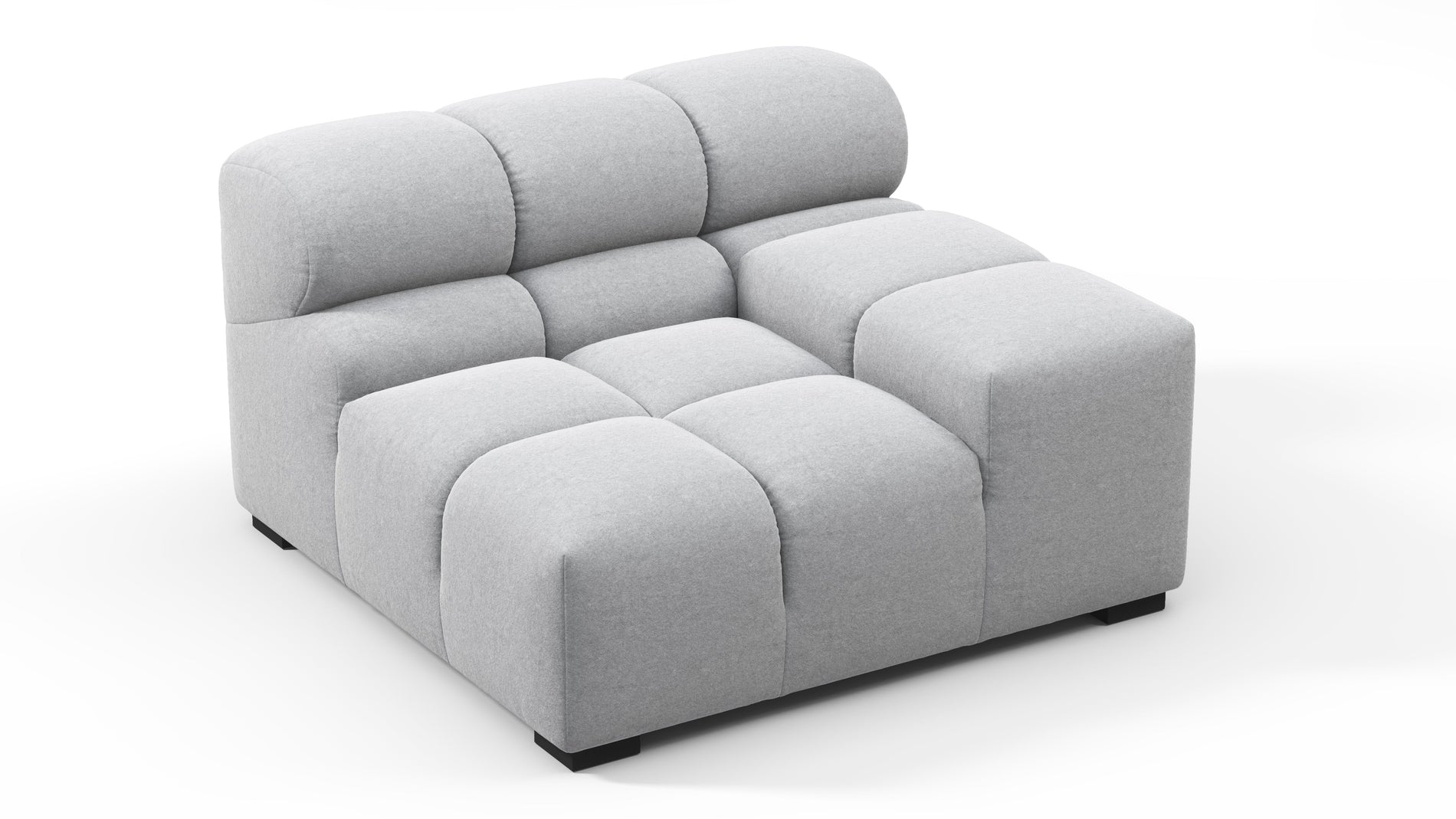 TuftyLight Gray Wool