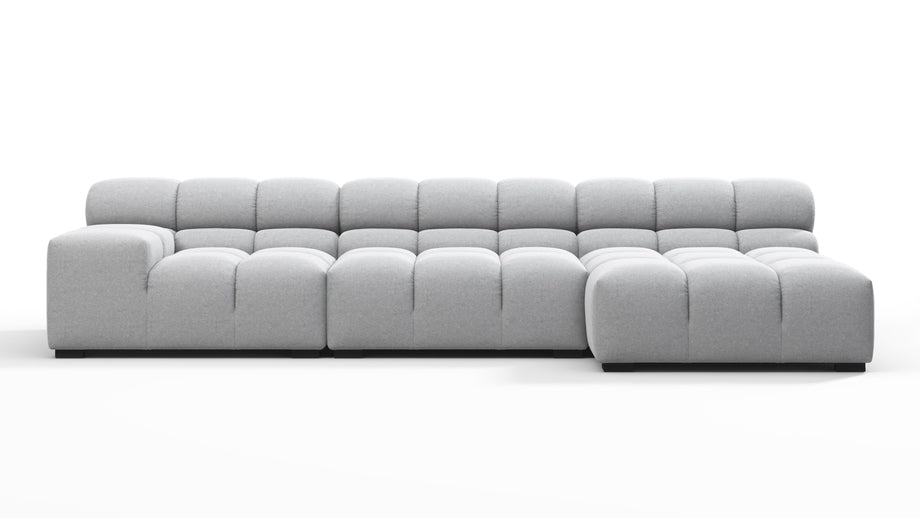 TuftyLight Gray Wool