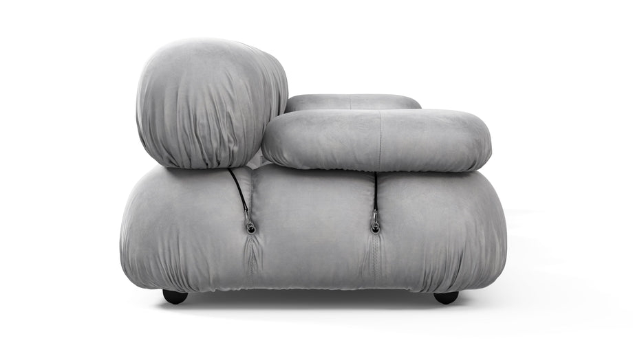 Bellini SofaLight Gray Velvet