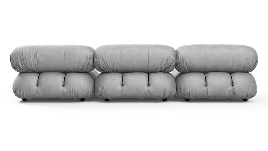 Bellini SofaLight Gray Velvet