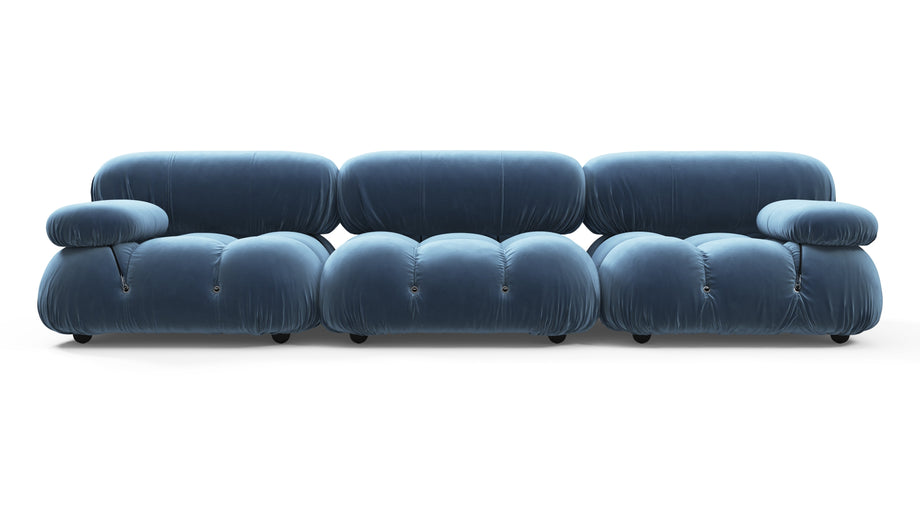 Bellini SofaAegean Blue Velvet