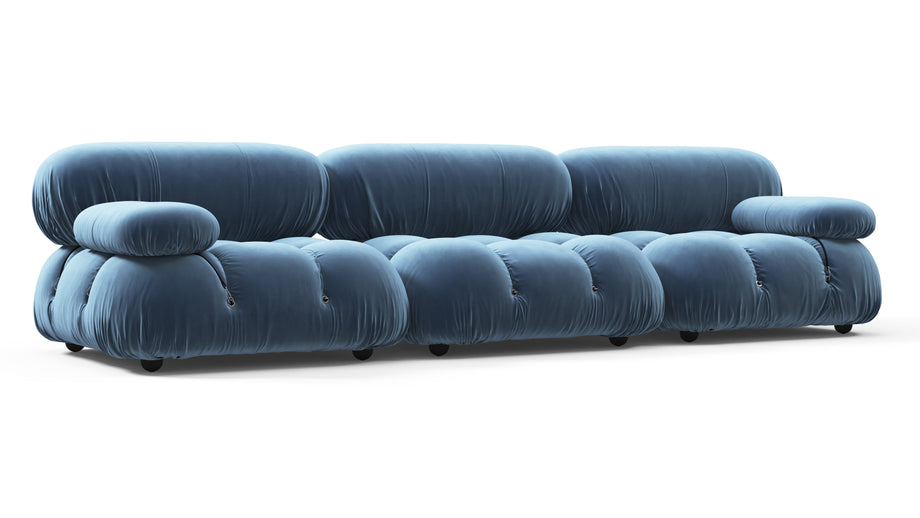 Bellini SofaAegean Blue Velvet