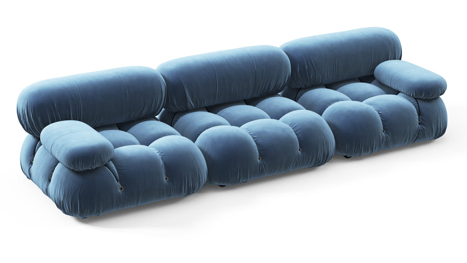 Bellini SofaAegean Blue Velvet