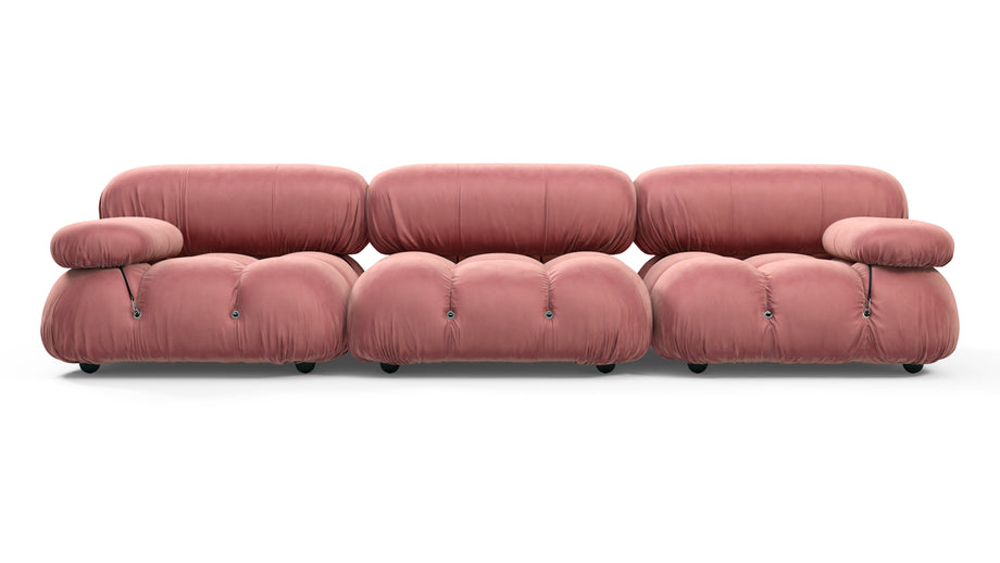 Bellini SofaBlush Pink Velvet