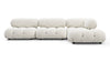 Bellini Sectional - White Boucle - Image 1