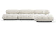 Bellini Sectional - White Boucle - Image 1