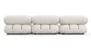 Bellini Sectional - White Boucle - Image 5