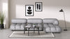 Bellini Sectional - Light Gray Velvet - Image 8
