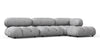 Bellini Sectional - Light Gray Velvet - Image 2