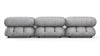 Bellini Sectional - Light Gray Velvet - Image 5