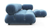 Bellini Sectional - Aegean Blue Velvet - Image 4