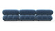 Bellini Sectional - Aegean Blue Velvet - Image 5