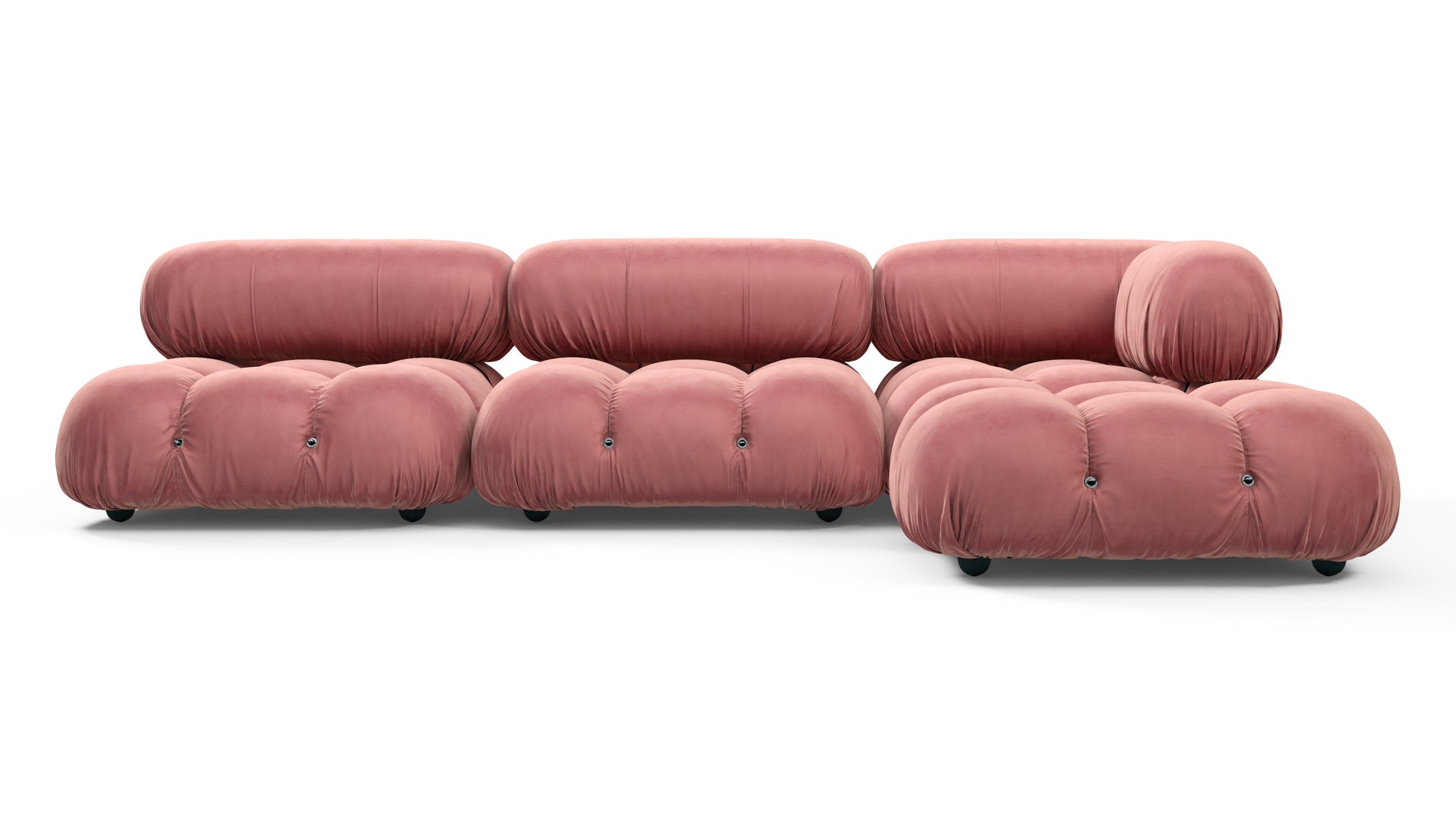 Bellini SectionalRouge Pink Samt