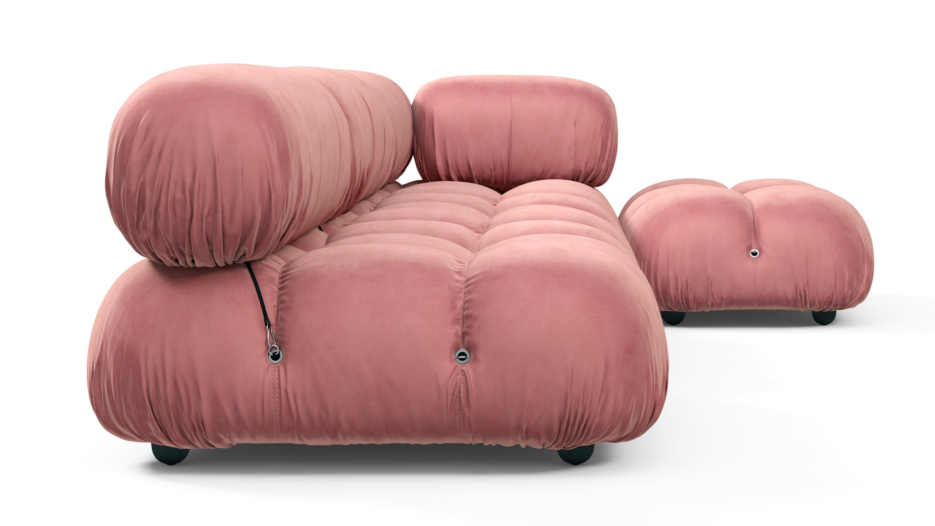 Bellini SectionalRouge Pink Samt