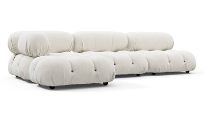 Bellini Sectional - White Boucle - Image 2