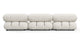 Bellini Sectional - White Boucle - Image 5