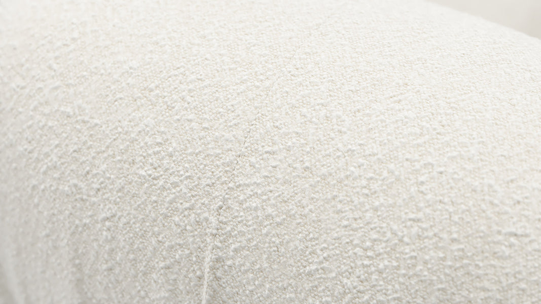 Bellini SectionalWhite Boucle