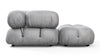 Bellini Sectional - Light Gray Velvet - Image 4