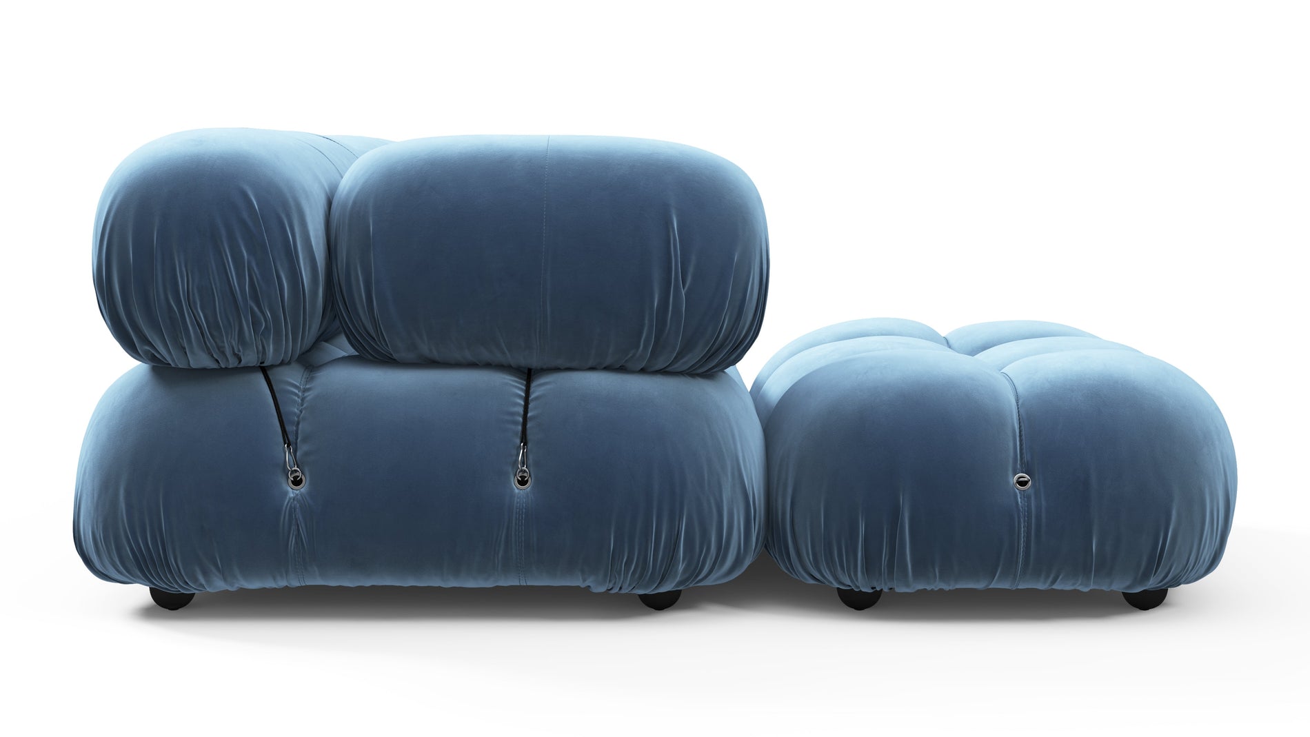 Bellini SectionalAegean Blue Samt