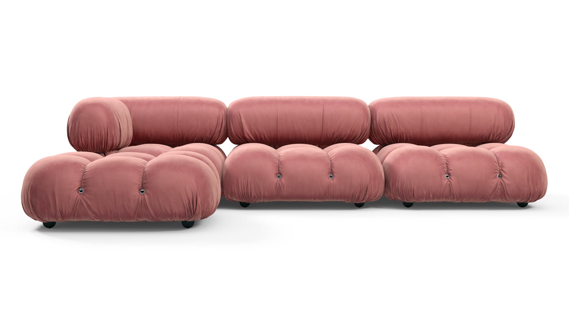 Bellini SectionalRouge Pink Samt