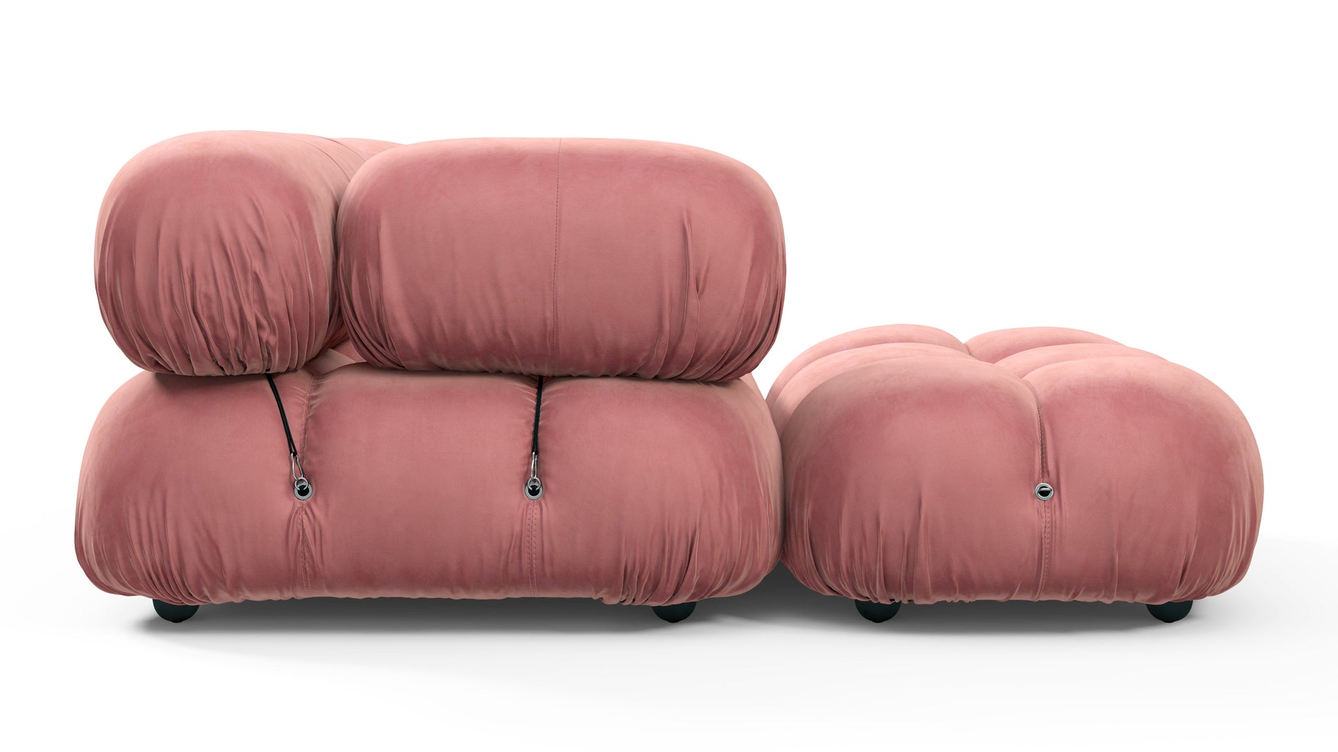 Bellini SectionalRouge Pink Samt